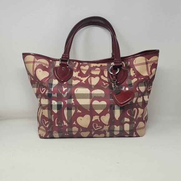 Burberry Handbags - BURBERRY Multi Patent PVC Shoulder Bag